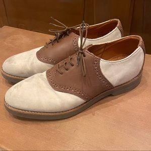 Leather BASS Two Toned Dress Shoes